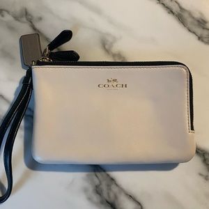 Coach Wristlet - Double Corner Zip Wristlet